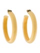 Alison Lou Lucite & Enamel Jelly Hoop Earrings