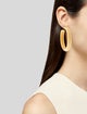 Alison Lou Lucite & Enamel Jelly Hoop Earrings