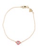 Alison Lou 14K Topaz & Enamel Heart Bracelet