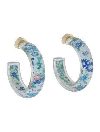 Alison Lou xLoveShankFancy Small Lucite Jelly Hoop Earrings