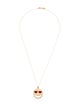 Alison Lou Enamel Love Struck Large Pendant Necklace