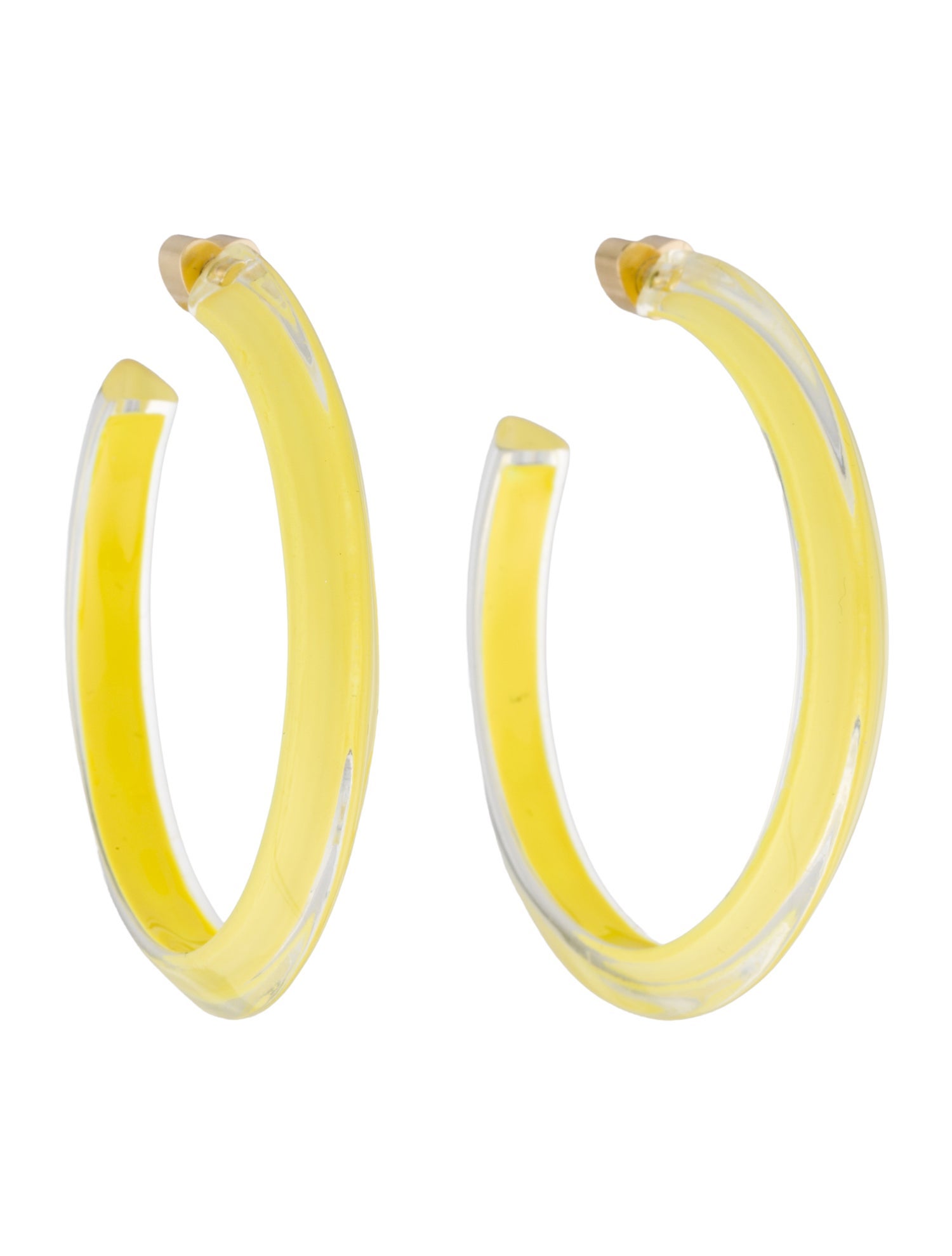 Alison Lou Lucite Large Jelly Hoops