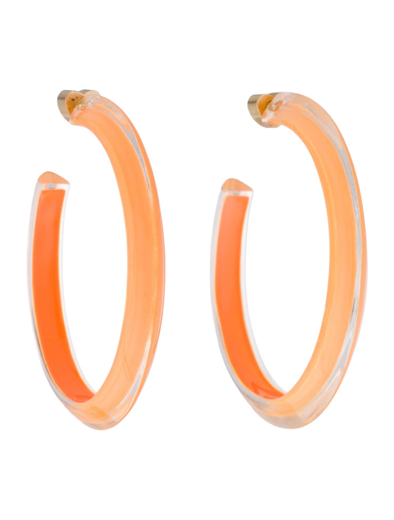 Alison Lou Lucite Large Jelly Hoops