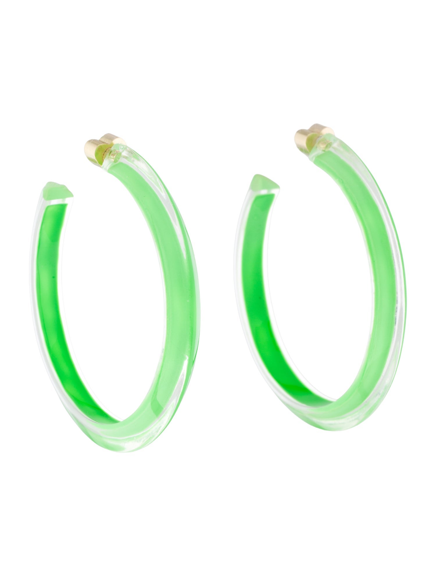 Alison Lou Lucite Neon Medium Jelly Hoops
