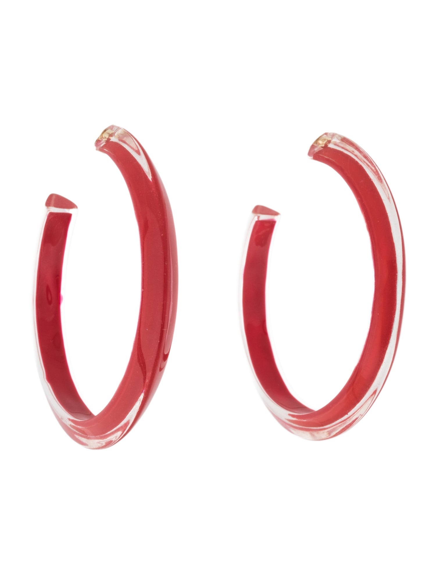 Alison Lou Lucite Enamel Medium Jelly Hoops