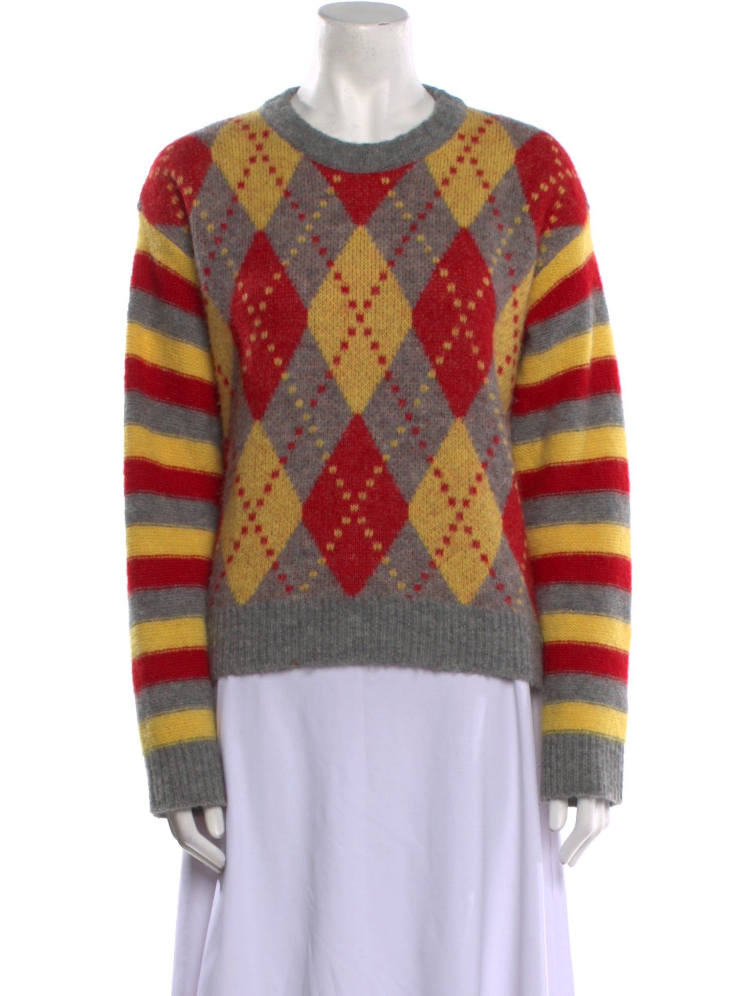 Alanui Printed Crew Neck Sweater