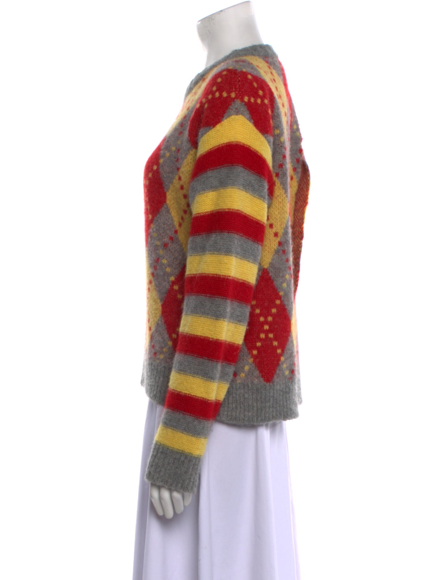 Alanui Printed Crew Neck Sweater