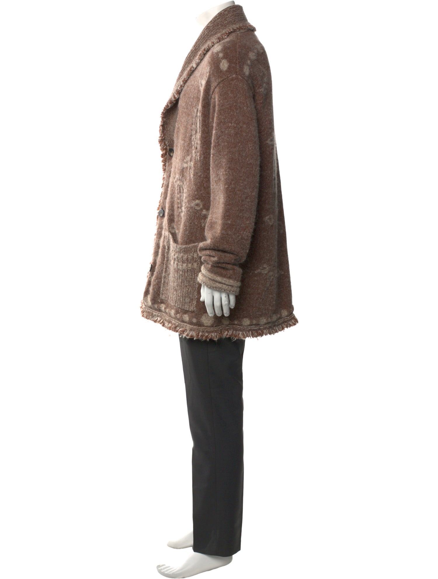 Alanui Wool Striped Cardigan