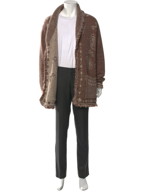 Alanui Wool Striped Cardigan