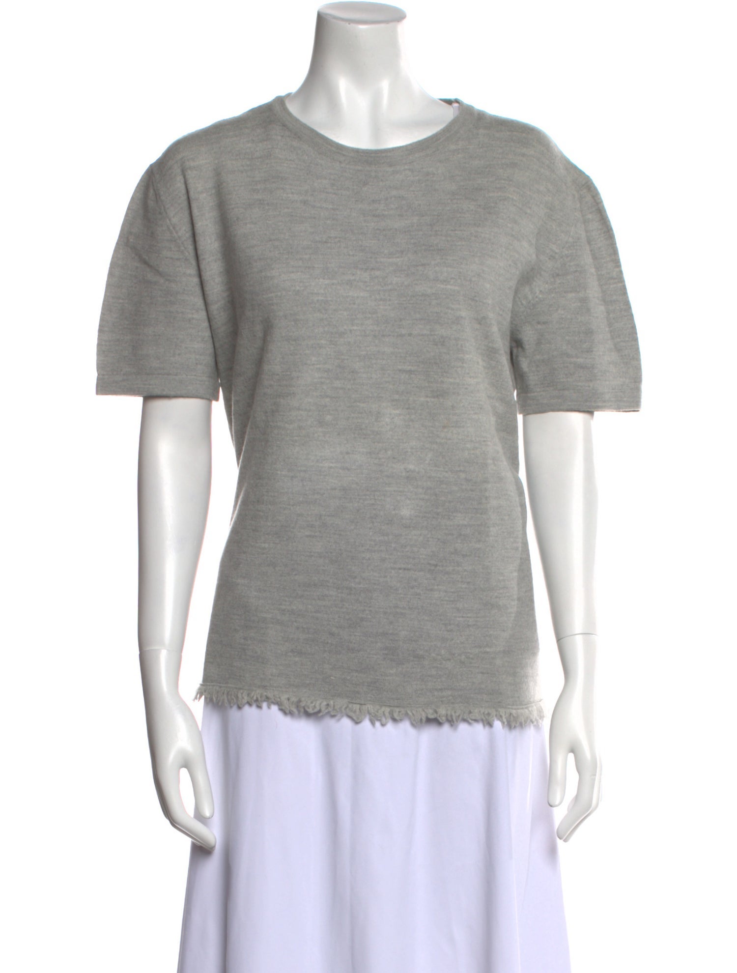 Alanui Wool Crew Neck T-Shirt