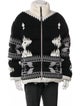 Alanui Virgin Wool Printed Puffer Coat