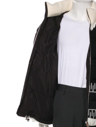 Alanui Virgin Wool Printed Puffer Coat