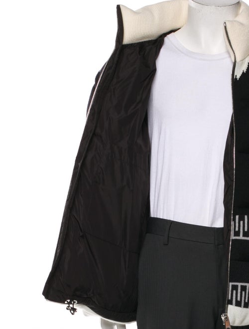 Alanui Virgin Wool Printed Puffer Coat