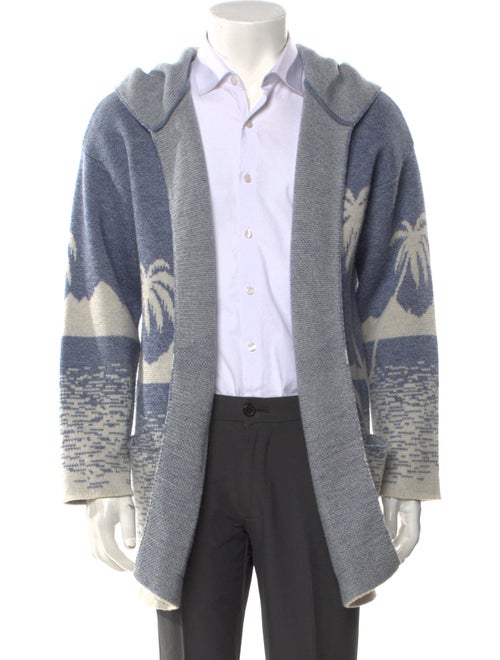 Alanui Virgin Wool Printed Cardigan