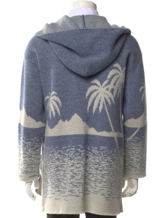 Alanui Virgin Wool Printed Cardigan