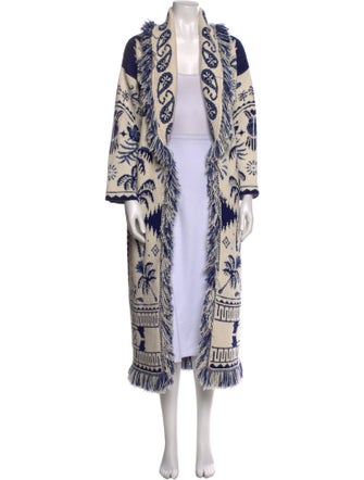 Alanui Printed Open Front Sweater