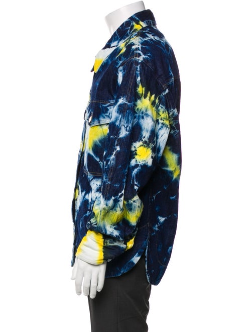 Alanui Tie-Dye Print Denim Jacket
