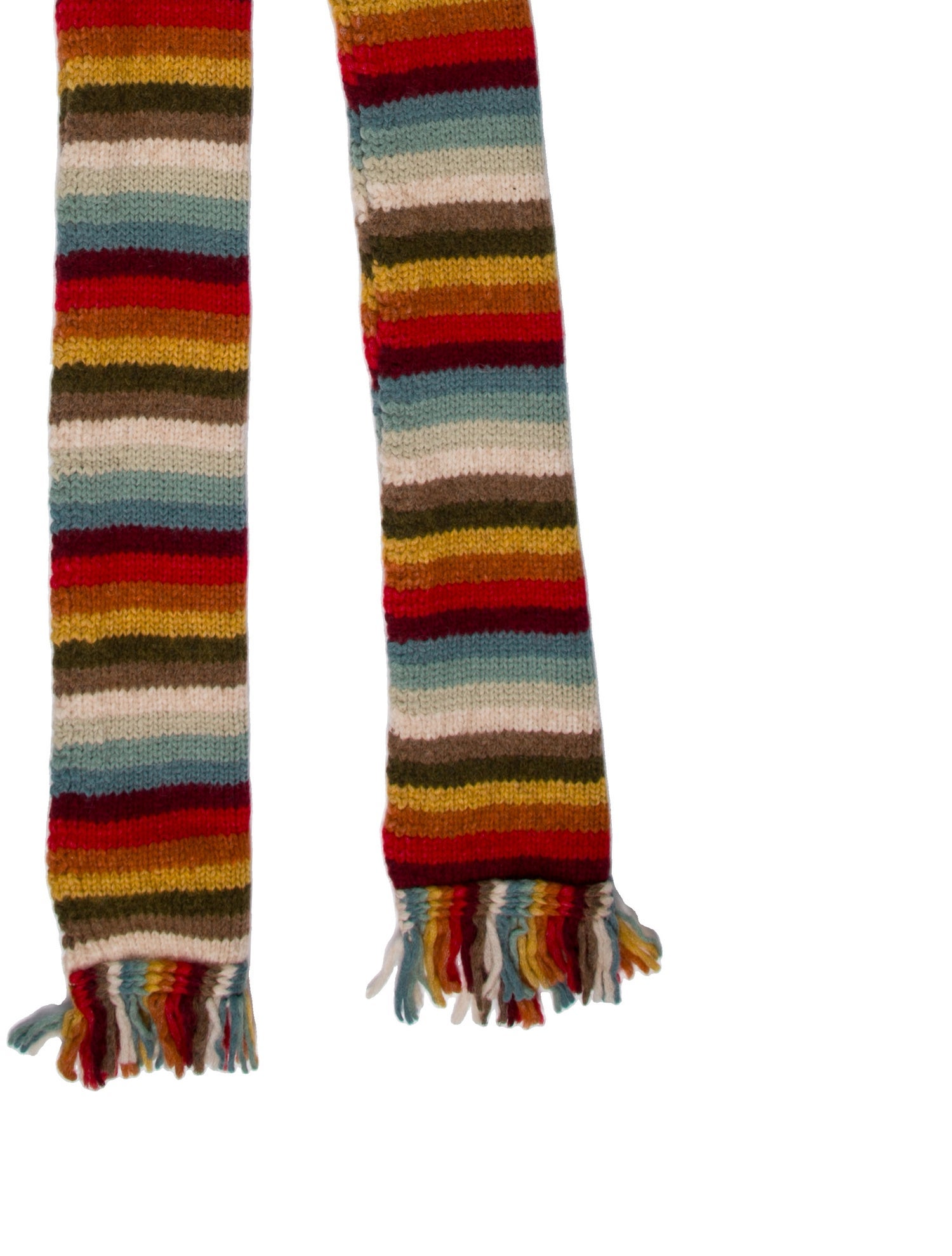 Alanui Alpaca Striped Scarf