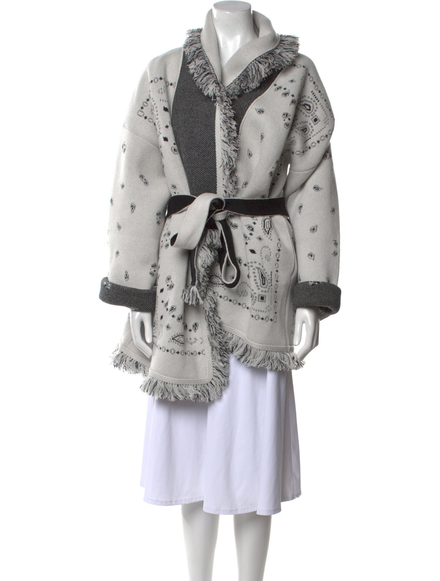 Alanui Cashmere Printed Sweater w/ Tags