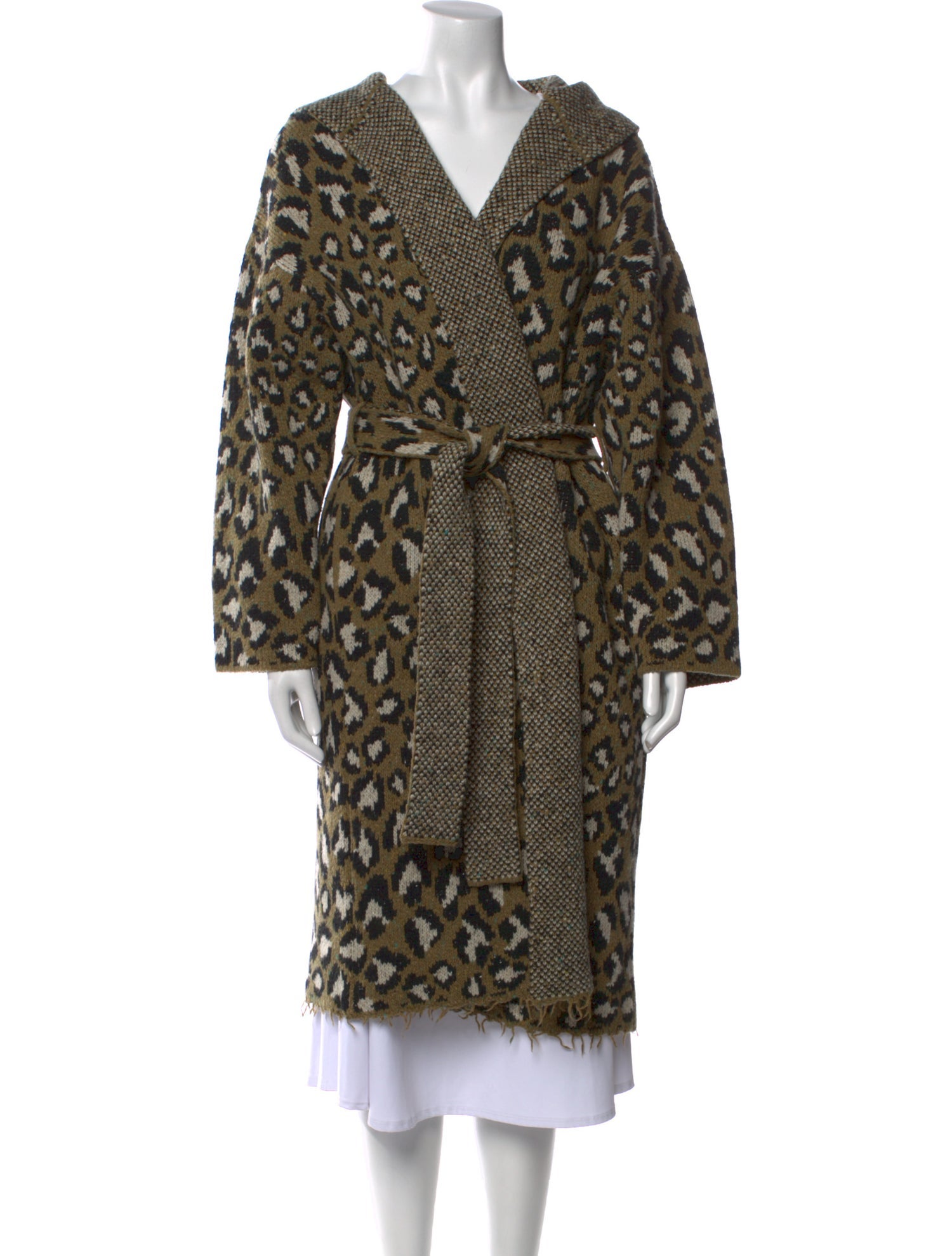 Alanui Wool Animal Print Sweater w/ Tags