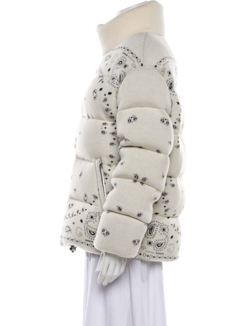 Alanui Virgin Wool Paisley Print Down Coat