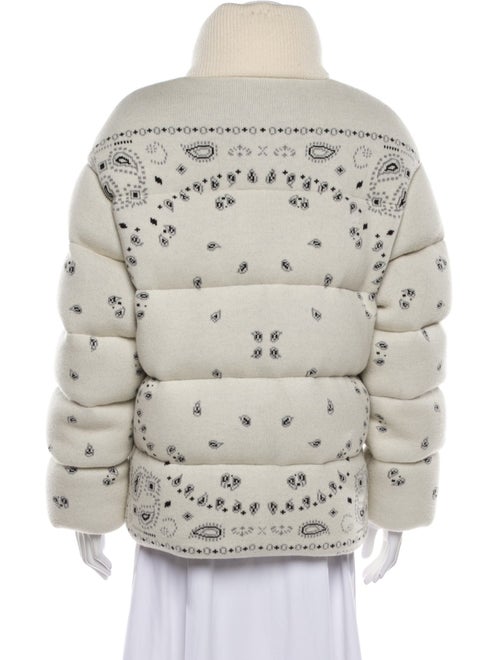 Alanui Virgin Wool Paisley Print Down Coat