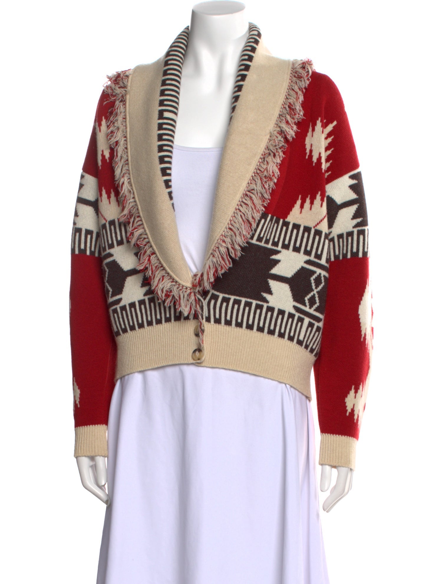Alanui Virgin Wool Printed Sweater