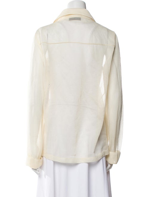 Alanui Long Sleeve Button-Up Top