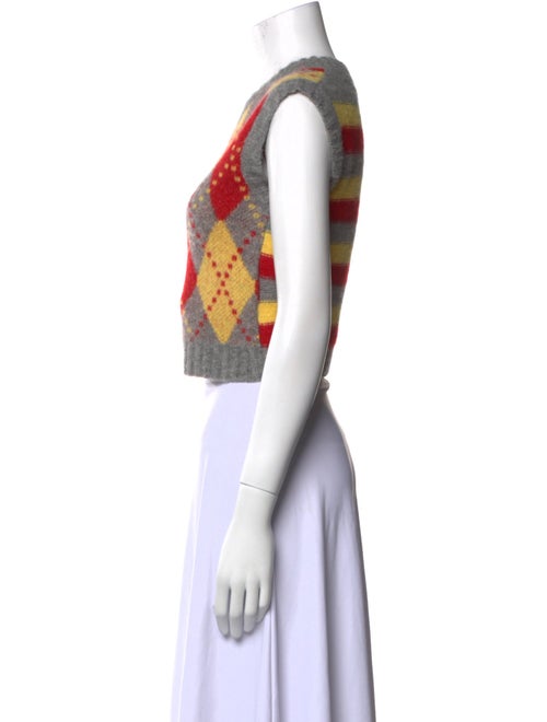 Alanui Printed V-Neck Sweater