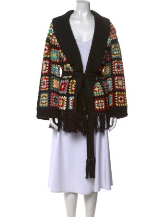 Alanui Printed V-Neck Sweater