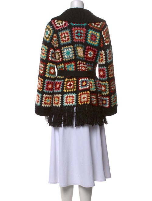 Alanui Printed V-Neck Sweater