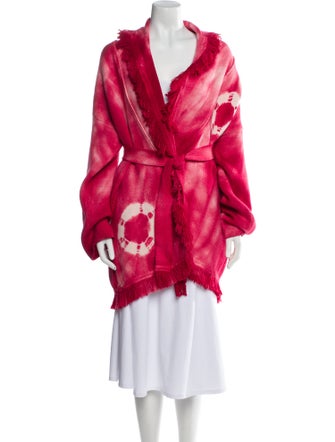 Alanui Wool Tie-Dye Print Sweater