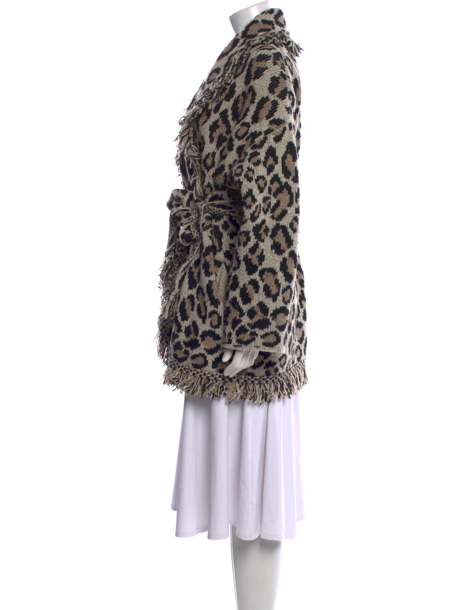 Alanui Wool Animal Print Sweater