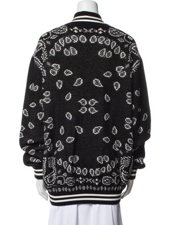 Alanui Striped Bomber Jacket