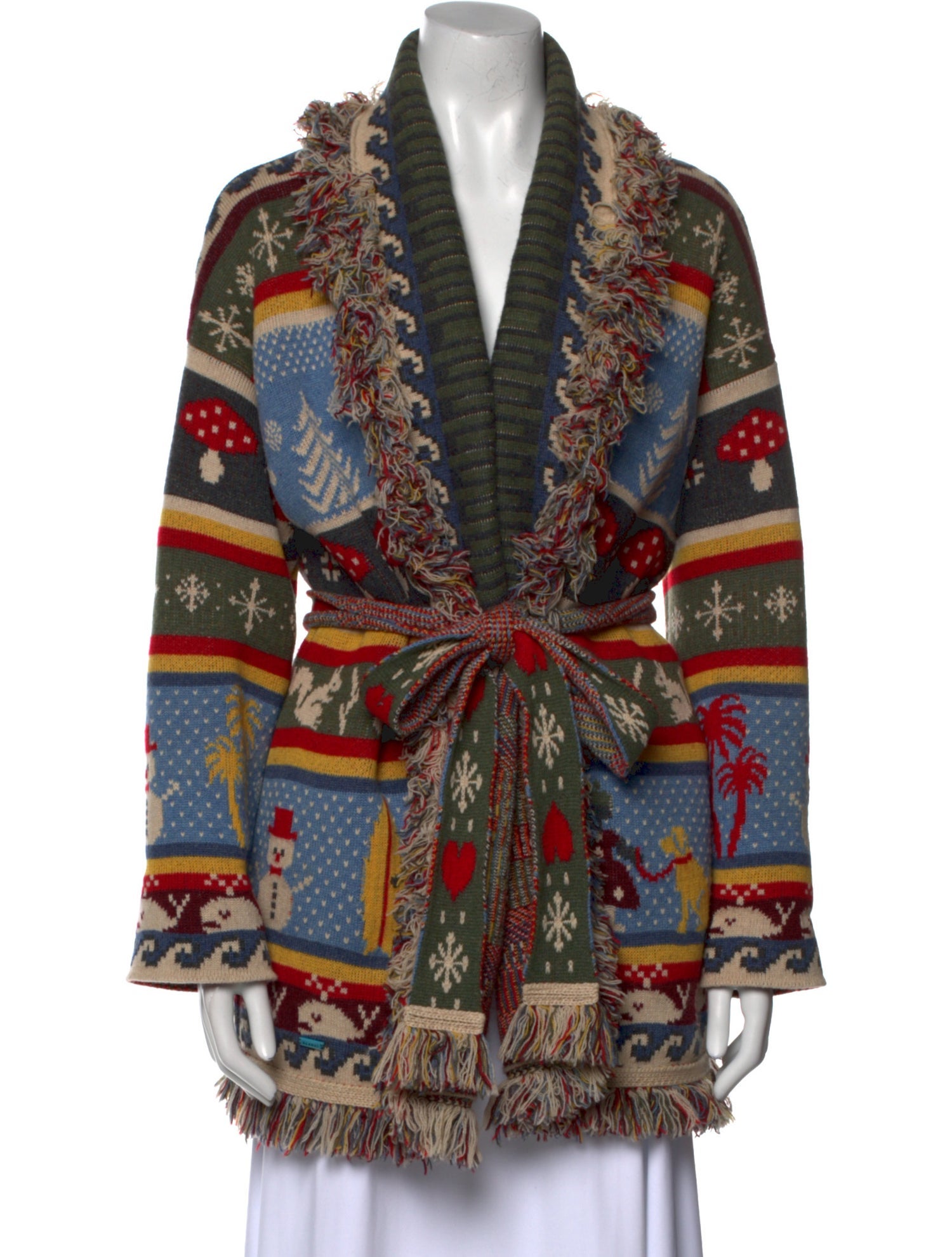 Alanui Cashmere Printed Sweater