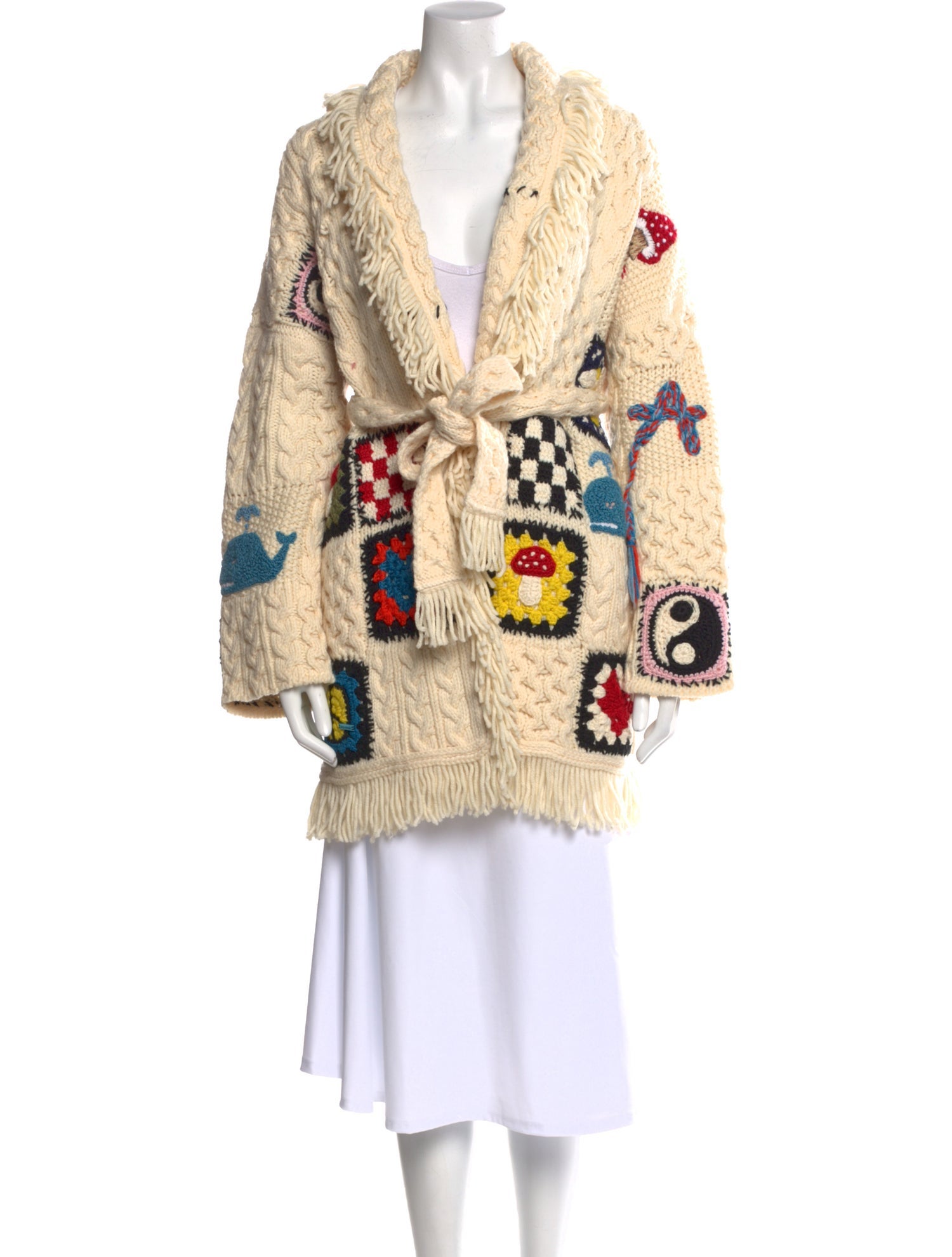 Alanui Wool Printed Sweater