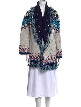 Alanui Virgin Wool Printed Sweater