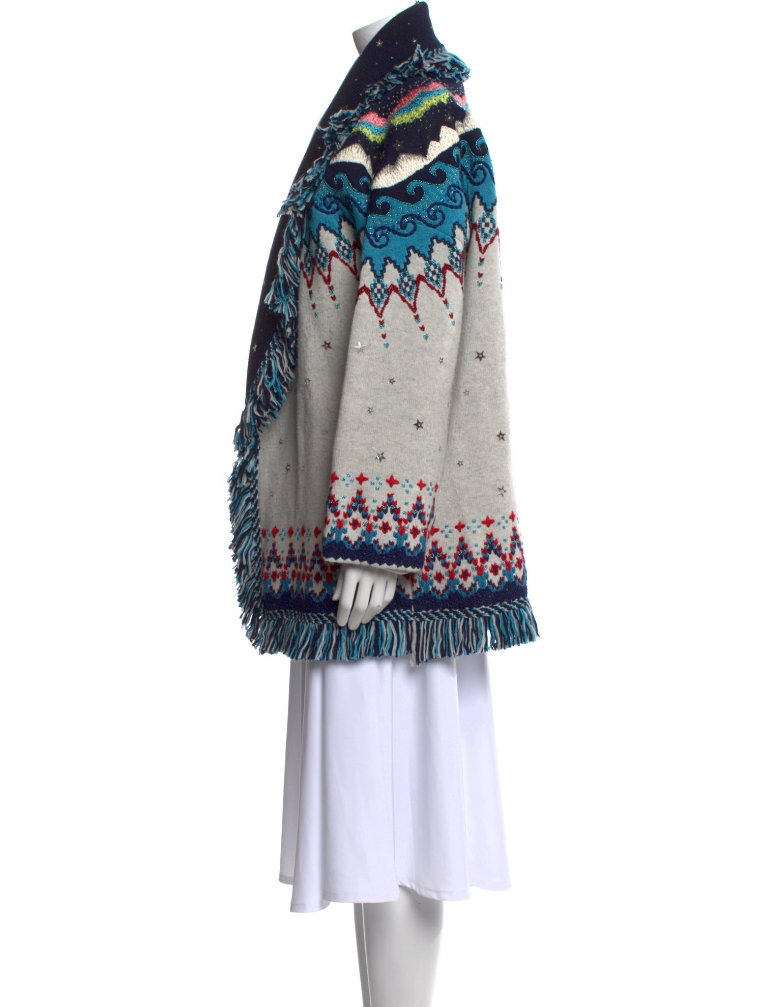 Alanui Virgin Wool Printed Sweater