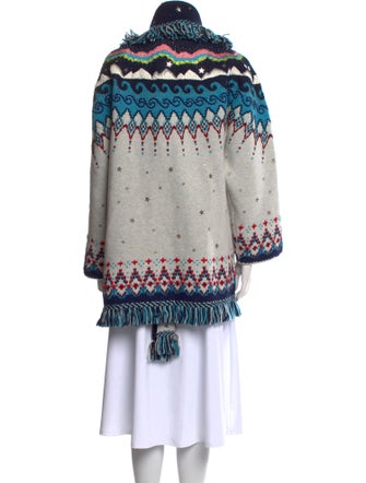Alanui Virgin Wool Printed Sweater