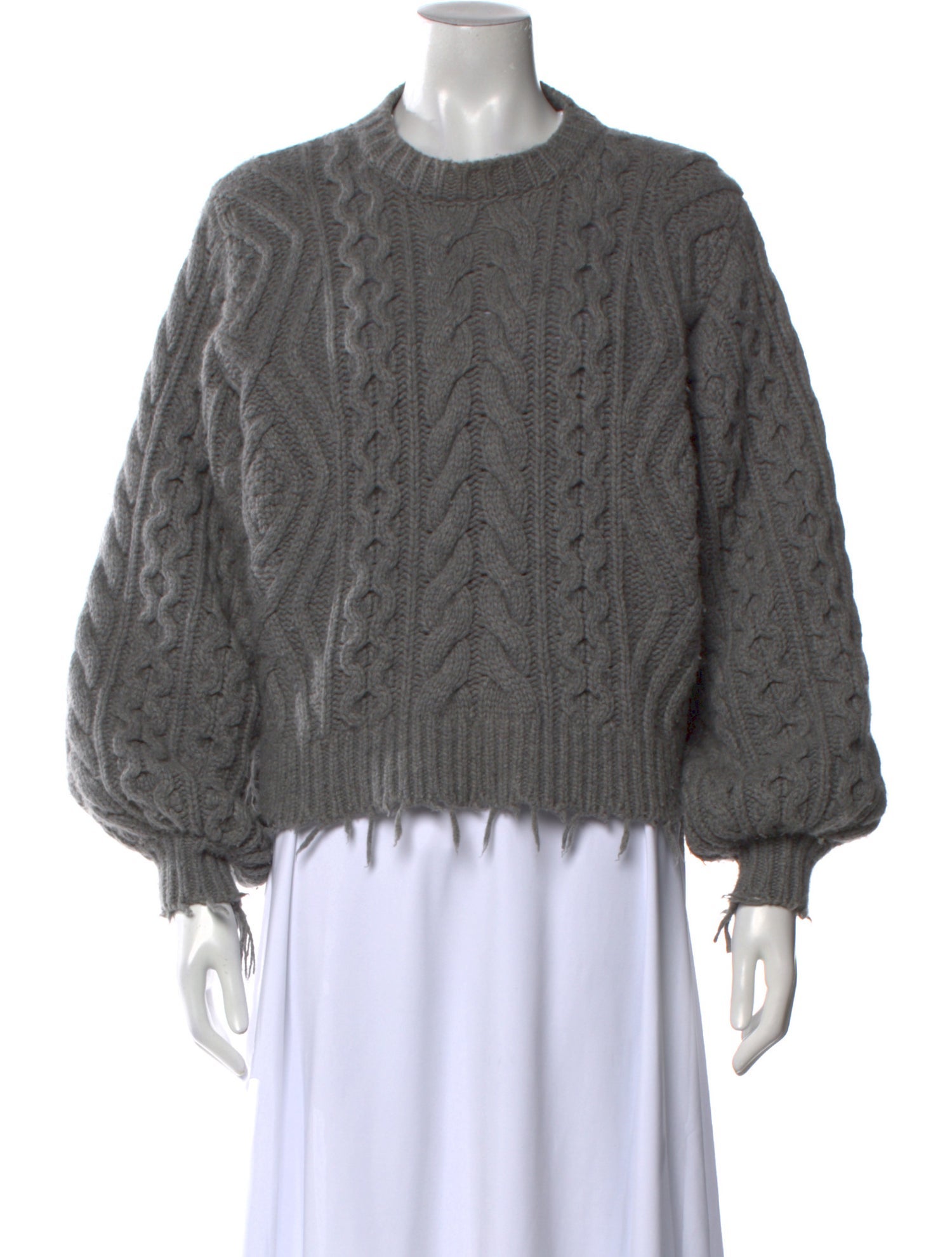 Alanui Virgin Wool Crew Neck Sweater