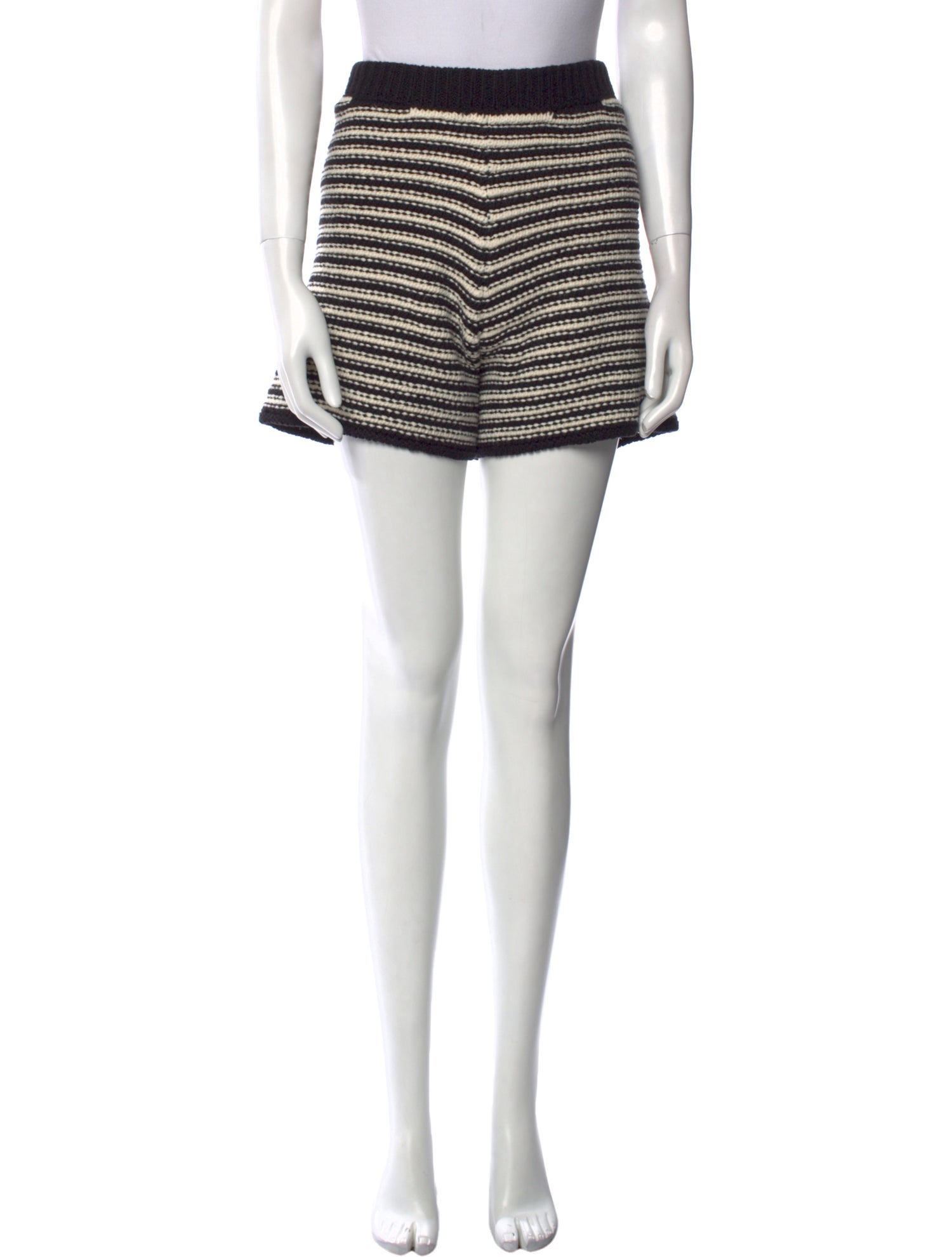 Alanui Striped Mini Shorts