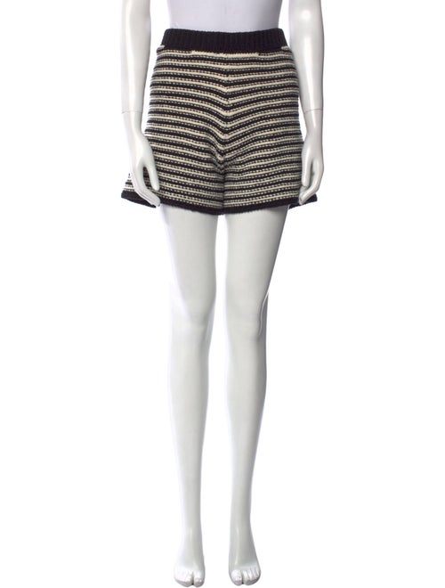 Alanui Striped Mini Shorts
