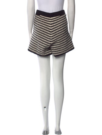 Alanui Striped Mini Shorts