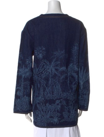 Alanui Printed V-Neck Tunic