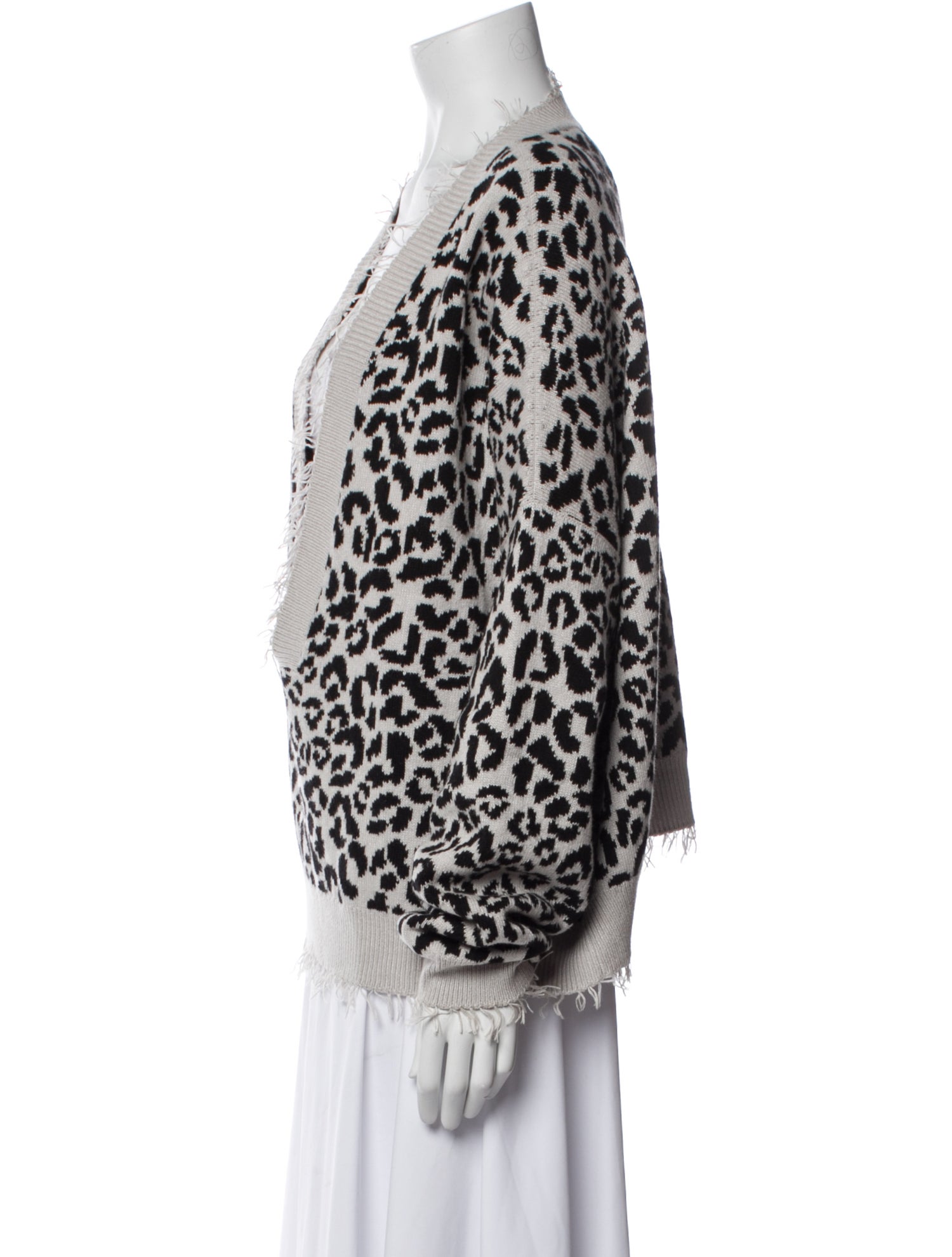 Alanui Silk Animal Print Sweater