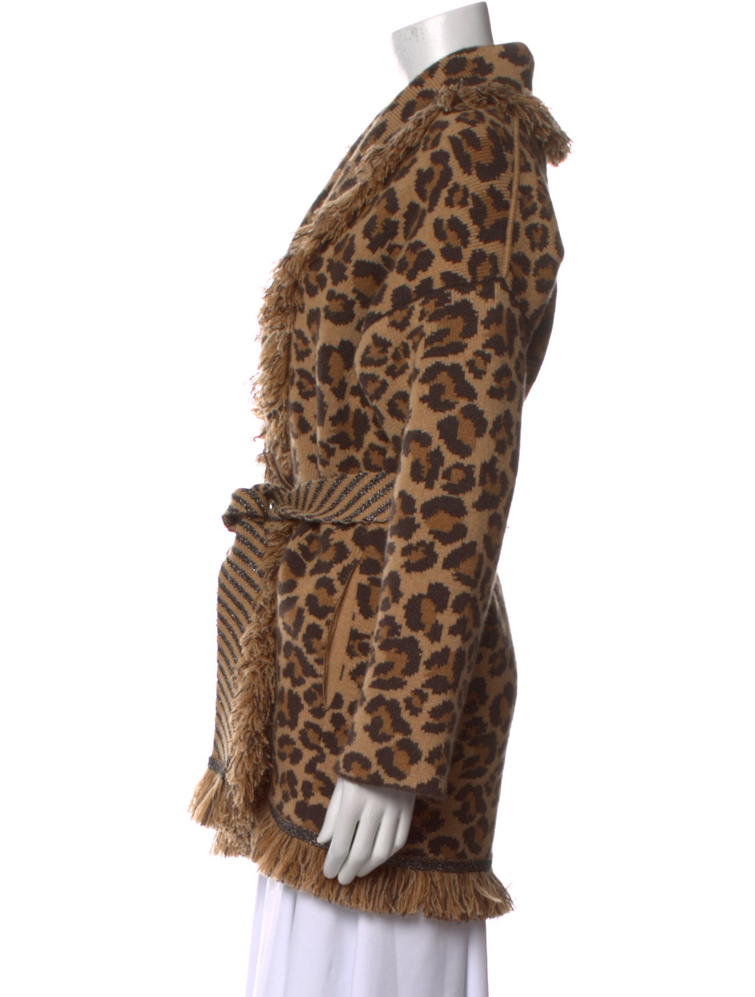 Alanui Cashmere Animal Print Sweater