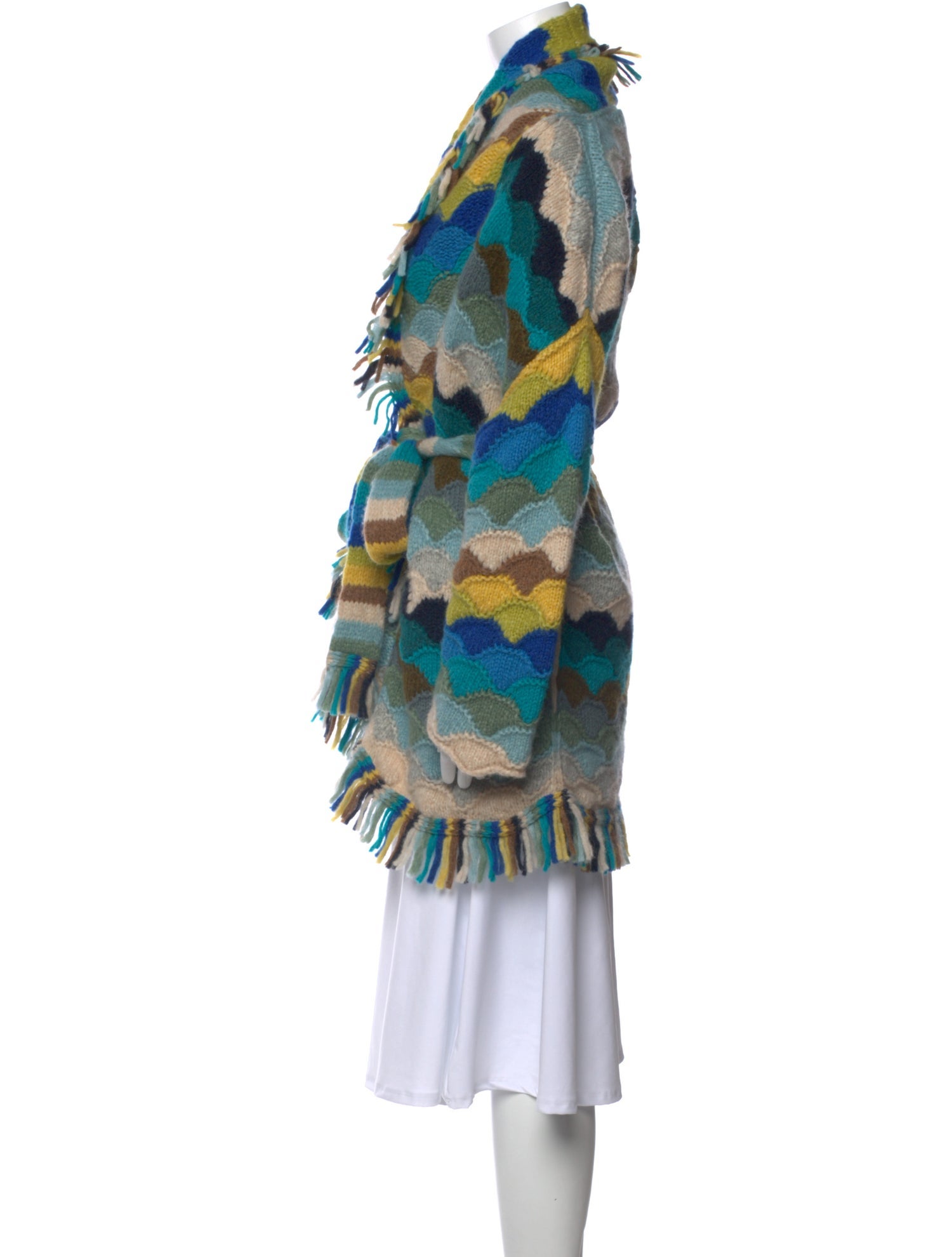 Alanui Alpaca Floral Print Sweater