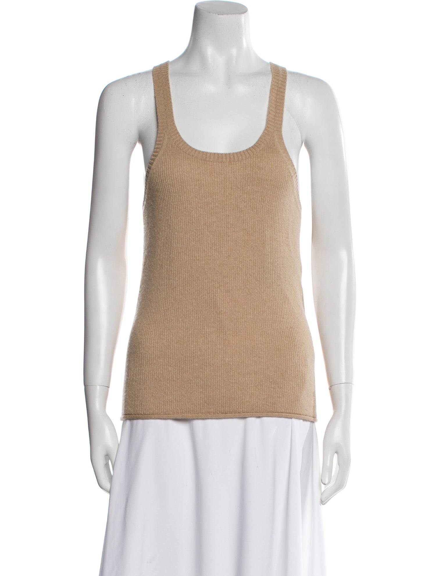 Alanui Cashmere Scoop Neck Top