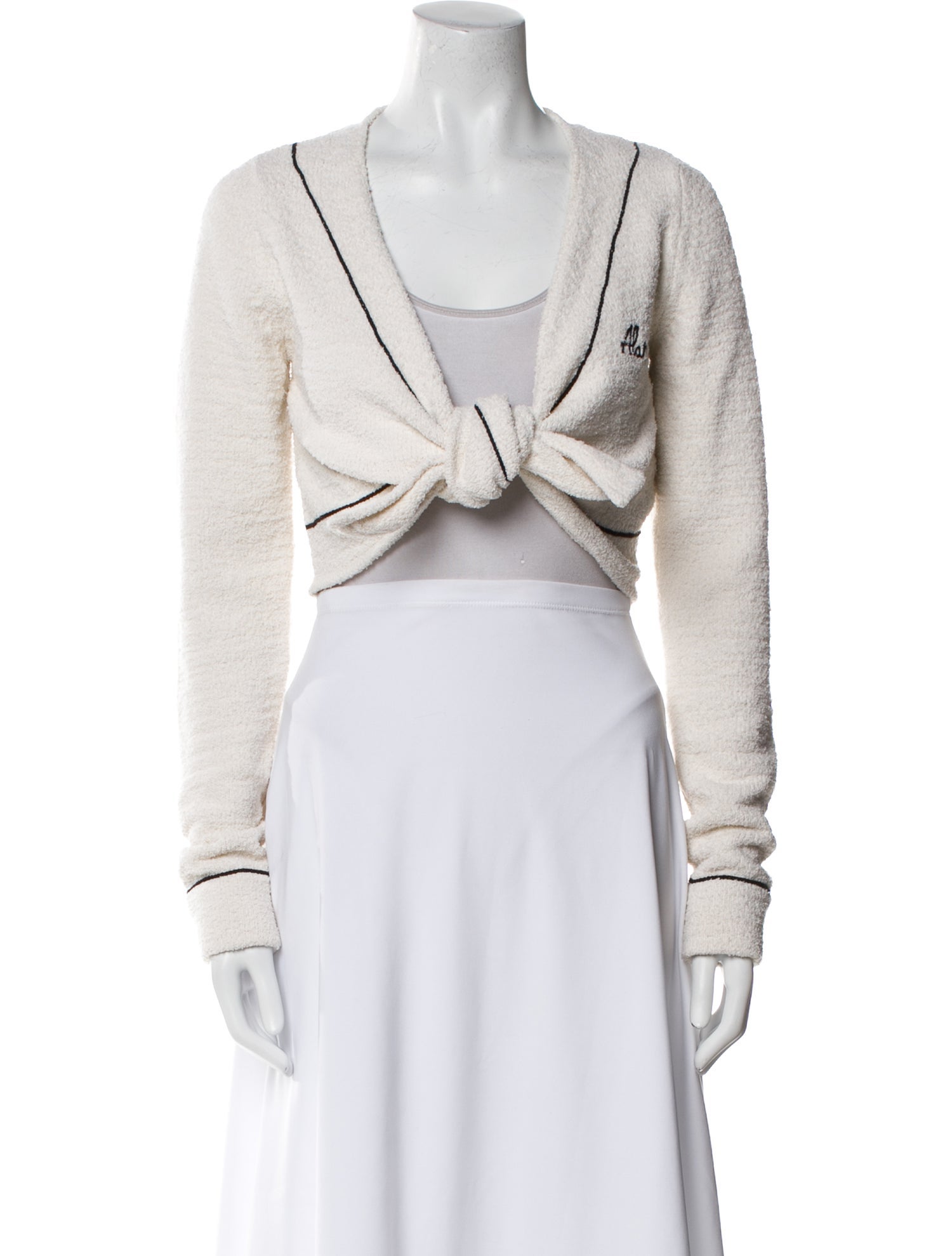 Alanui Silk V-Neck Sweater