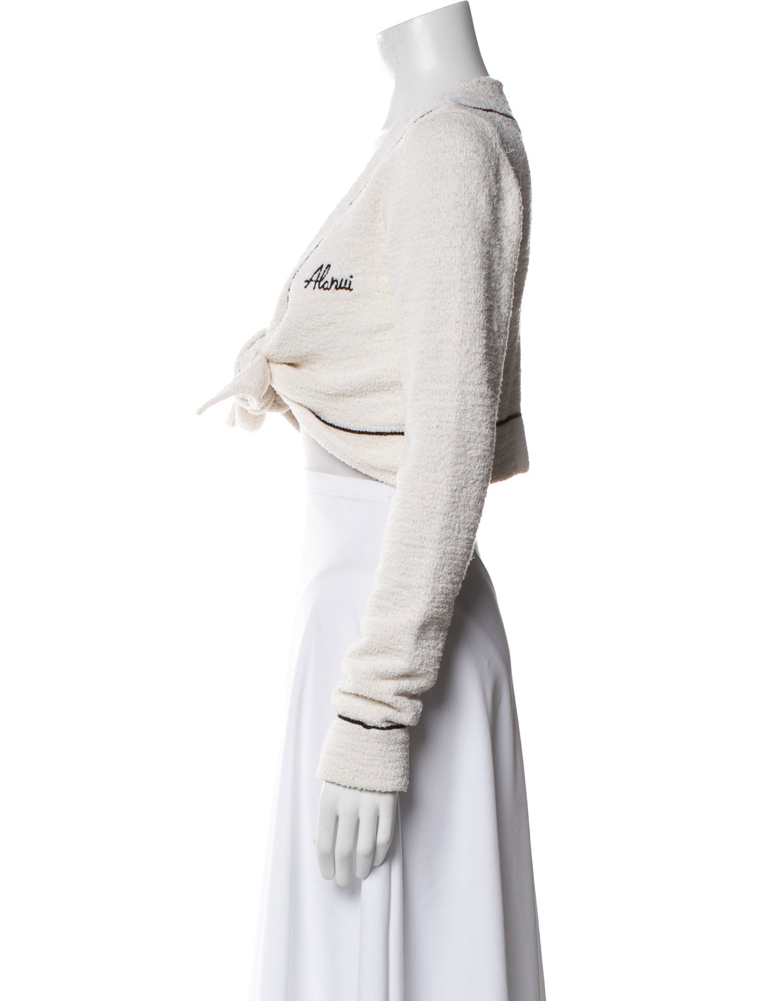 Alanui Silk V-Neck Sweater